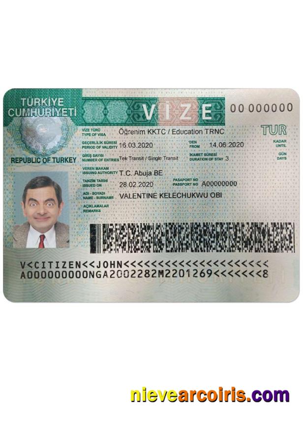 TURKEY visa